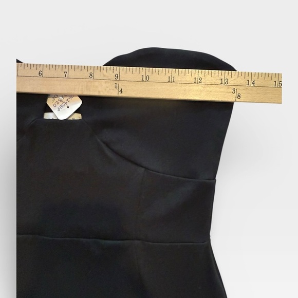 Susana Monaco Black Strapless Dress - Picture 3 of 6